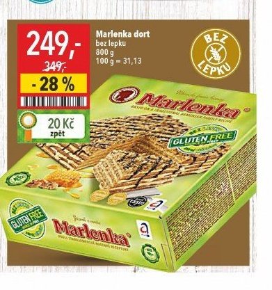 Marlenka dort bez lepku