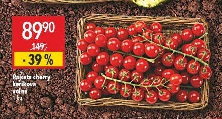 Rajčata cherry keříková volná