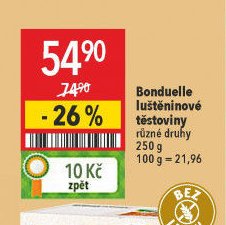 Bonduelle luštěninové těstoviny