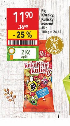 Rej Křupky, Kuličky ovocné