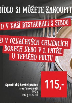 Španělský hovězí ptáček s vařenou rýží