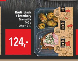 Krůtí roláda s brambory Grenaille
