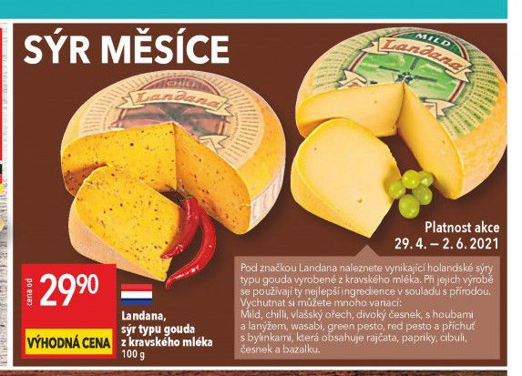 Landana, sýr typu gouda z kravského mléka
