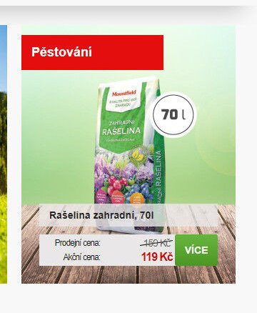 Rašelina zahradní, 70l - Mountfield akcniletaky.com