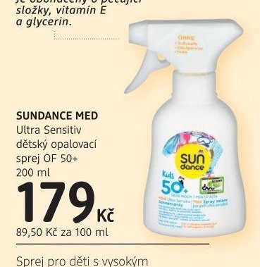 SUNDANCE MED Ultra Sensitiv dětský opalovací sprej OF 50+