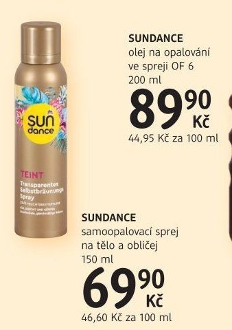 SUNDANCE samoopalovací sprej na tělo a obličej