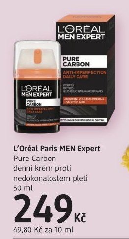 L'Oréal Paris MEN Expert Pure Carbon denní krém proti nedokonalostem