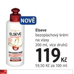 Elseve bezoplachový krém na vlasy 200 ml