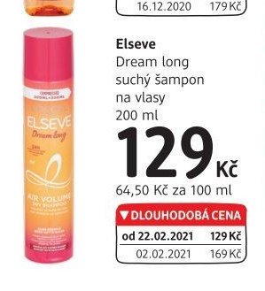 Elseve Dream long suchý šampon na vlasy 200 ml