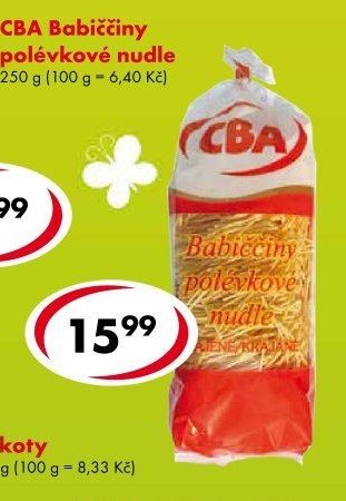 CBA Babiččiny polévkové nudle