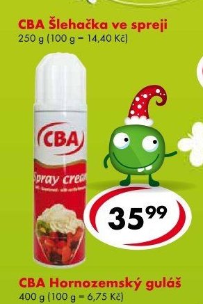 CBA Šlehačka ve spreji