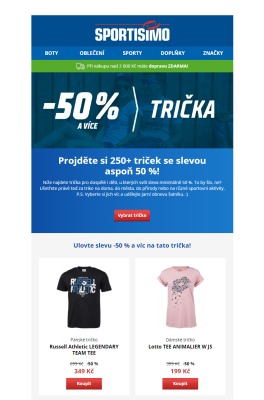 akční leták Sportisimo 9.5.2021-14.5.2021