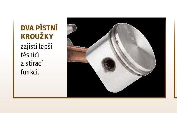 DVA PÍSTNÍ KROUŽKY