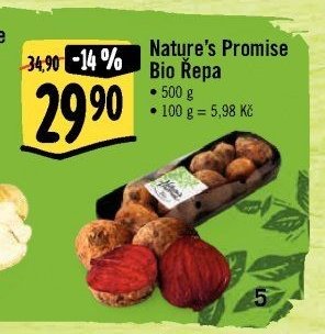 Nature's Promise Bio Řepa