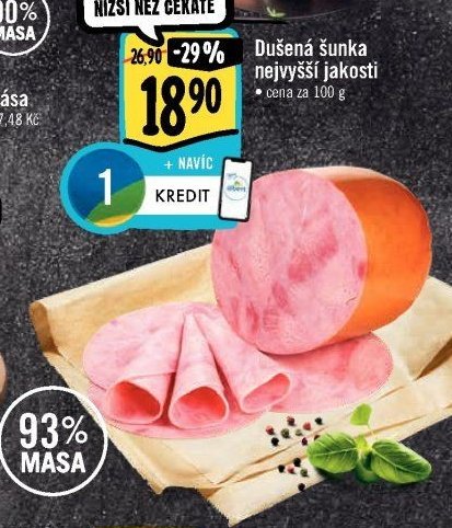 Dušená šunka nejvyšší jakosti