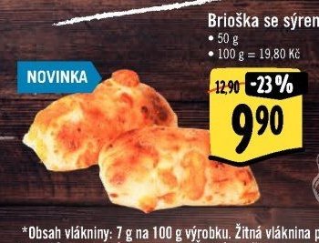 Brioška se sýrem