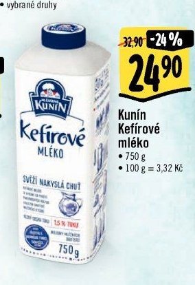 Kunín Kefírové mléko
