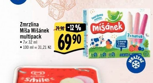 Zmrzlina Míša Mišánek multipack