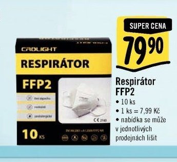 Respirátor FFP2