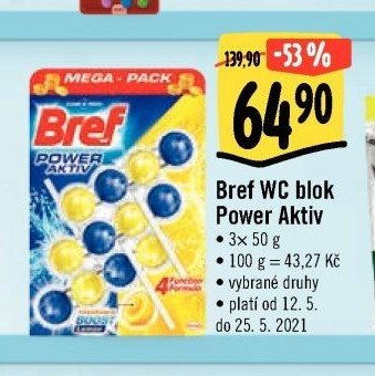 Bref WC blok Power Aktiv