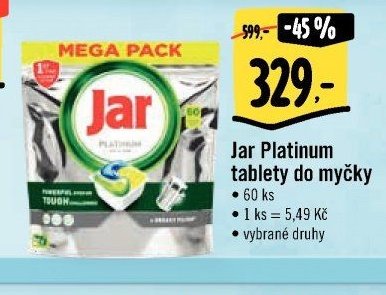 Jar Platinum tablety do myčky