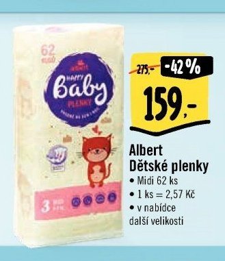 Albert Dětské plenky