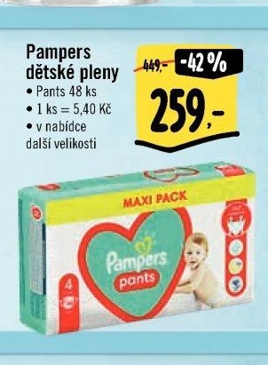 Pampers dětské pleny