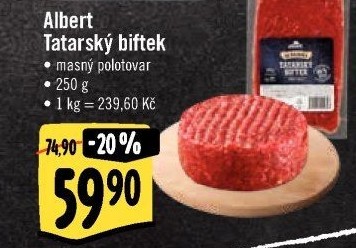 Biftek tatarský Od řezníka Albert