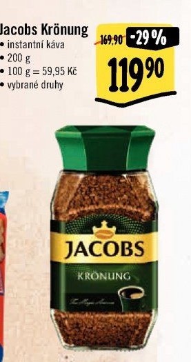 Instantní káva Jacobs Krönung