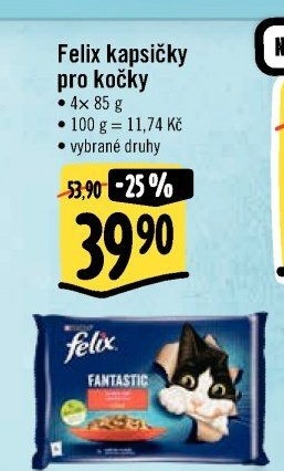 Kapsičky pro kočky Felix Purina