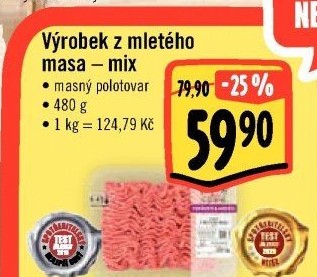Mleté maso mix Albert