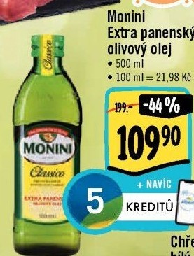 Olivový olej extra panenský Monini