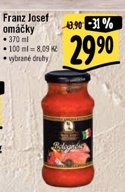 Omáčky na těstoviny Franz Josef Kaiser
