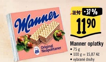Oplatky Manner