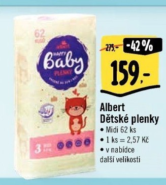 Pleny dětské Albert
