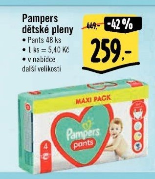 Pleny dětské Pampers Pants