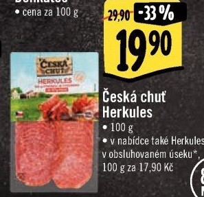 Salám Herkules Česká chuť