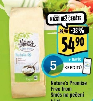 Směs na pečení bez lepku Free From Nature'