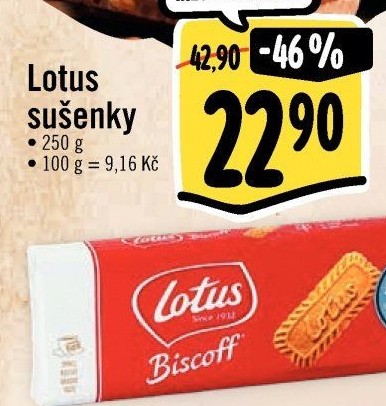 Sušenky Biscoff Lotus
