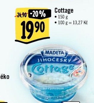 Sýr Cottage Jihočeský Madeta