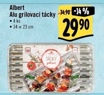 Tácky grilovací Albert