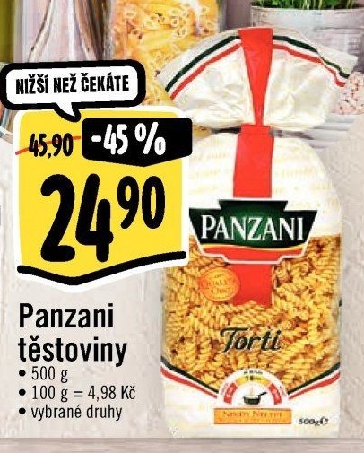 Těstoviny Panzani