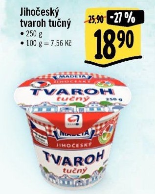 Tvaroh tučný Jihočeský Madeta