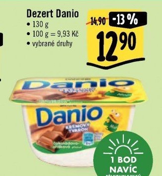 Tvarohový dezert Danio Danone