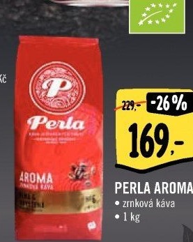 Zrnková káva Aroma AH Perla