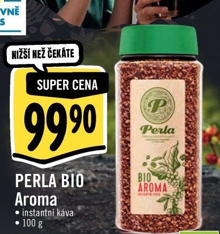 Zrnková káva bio Aroma AH Perla
