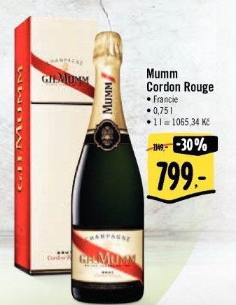 Champagne Cordon Rouge G. H. Mumm
