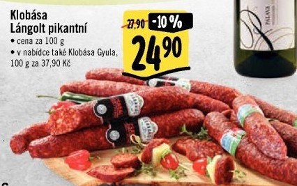 Klobása pikantní Langolt Csabahús