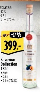 Pálenka Slivovice Collection 1850 Fleret