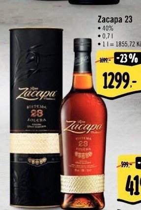 Rum 23 YO Ron Zacapa